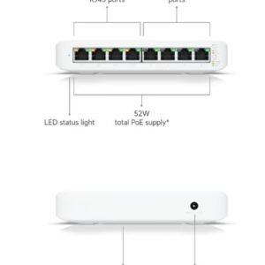 Ubiquiti USW-Lite-8-PoE (52W) Lite 8 PoE