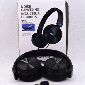 Sony MDR-ZX110NC Noise-Canceling On-Ear Headphones (Black)