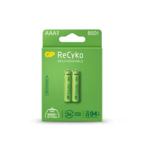 GP Batteries GPRHCH83E028 ReCyko AAA 850mAh Rechargeable Batteries (Pack of 2)