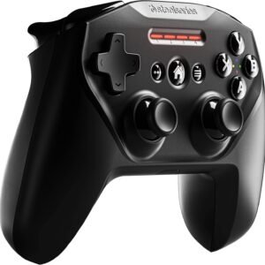 SteelSeries 69089 Nimbus+ Wireless Gaming Controller for Apple Devices with Included iPhone Mount (Black)