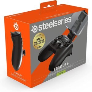 SteelSeries 69076 Stratus+ Wireless Gaming Controller for Android and Chromebook with Phone Mount (Black)