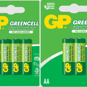 GP Batteries GPPCC15KC320 Greencell AA Batteries (Card of 6)