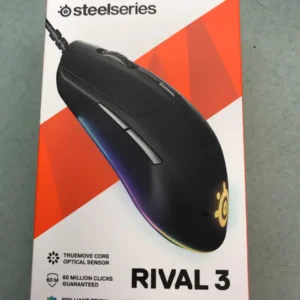 SteelSeries 62515 Rival 3 Gen 2 Wired Gaming Mouse – Black