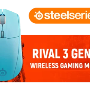 SteelSeries 62526 Rival 3 Gen 2 Wireless Gaming Mouse – Aqua