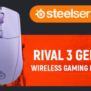 SteelSeries 62525 Rival 3 Gen 2 Wireless Gaming Mouse – Lavender