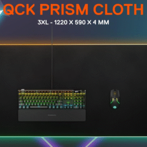 SteelSeries 63511 QcK Prism Cloth RGB Gaming Mousepad – 3XL