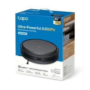 TP-Link Tapo RV20 Max Robot Vacuum Cleaner with MagSlim LiDAR, 5300Pa Suction, Vacuum & Mop 2-in-1