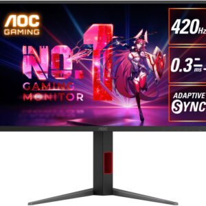 AOC PHI-25G4K AOC MONITOR 24.5" 25G4K F.IPS FHD LED A-SYNC 420HZ 0.3ms HDMI2.0x2 DP1.4 HAS SWIVEL PIVOT