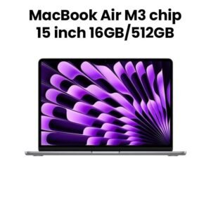 Apple MXD13ZP/A 15-inch MacBook Air: Apple M3 chip with 8-core CPU and 10-core GPU, 16GB, 512GB SSD - Space Grey