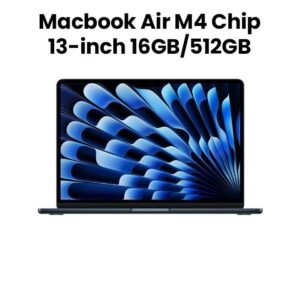 Apple MW133ZP/A MacBook Air 13-inch (M4, 2025) – 16GB unified memory, 512GB SSD, Midnight