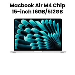 Apple MW1H3ZP/A MacBook Air 15-inch (M4, 2025) – 16GB unified memory, 512GB SSD, Silver
