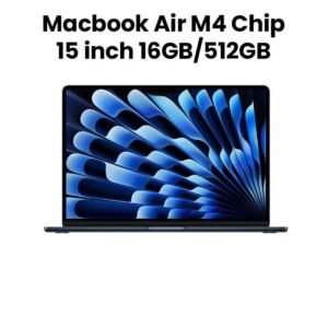 Apple MW1M3ZP/A MacBook Air 15-inch (M4, 2025) – 16GB unified memory, 512GB SSD, Midnight