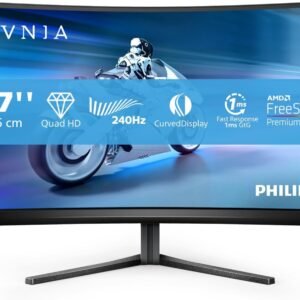 Philips PHI-27M2C5500W PHILIPS MONITOR 27" 27M2C5500W EVNIA GAMING Curved 1000R QHD 2K GAMING 240Hz HDMI 2.0x2, DP 1.4 x 2 PIP/PBP