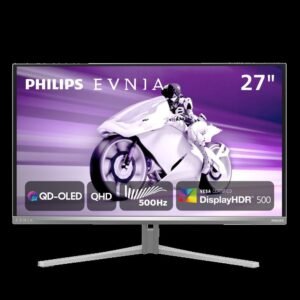 Philips PHI-27M2N8500X PHILIS MONITOR 27" 27M2N8500X EVNIA GAMING QHD 500HZ QD-OLED HDMI2.1x2 DP2.1 USB-HUB HAS SWIVEL