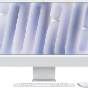 Apple MWUC3ZP/A iMac 24-inch (M4, 2025) – 16GB unified memory, 256GB SSD, Silver