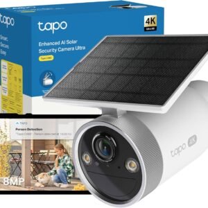 TP-Link Tapo C465 Solar-Powered 4K AI Outdoor Security Camera