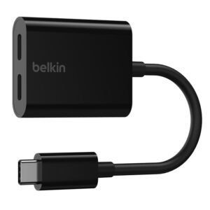 Belkin F7U081btBLK RockStar™ USB-C Audio + Charge Adapter