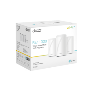 TP-Link Deco BE65 Pro(3-pack) BE11000 Tri-Band Whole Home Mesh WiFi 7 System