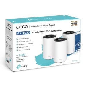 TP-Link Deco X68(3-pack) AX3600 Tri-Band Mesh Wi-Fi 6 System