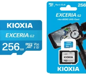 KIOXIA LMEX2L256GG2 EXCERIA CL10 UHS-I U3 V30 4K A1 R100/W50 with adapter (G2)