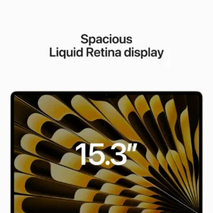 Apple MQKU3ZP/A 15-inch MacBook Air: Apple M2 chip with 8-core CPU and 10-core GPU, 256GB - Starlight