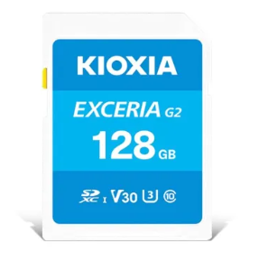 KIOXIA LNEX2L128GG4 EXCERIA CL10 UHS-I U3 V30 4K A1 R100/W50 (G2)