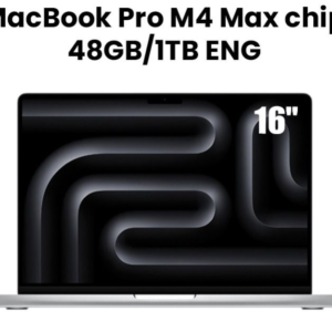 Apple MX2W3ZP/A MacBook Pro 16-inch (M4 Max, 2025) – 48GB unified memory, 1TB SSD, Silver