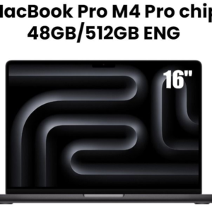Apple MX2Y3ZP/A MacBook Pro 16-inch (M4 Pro, 2025) – 48GB unified memory, 512GB SSD, Space Black