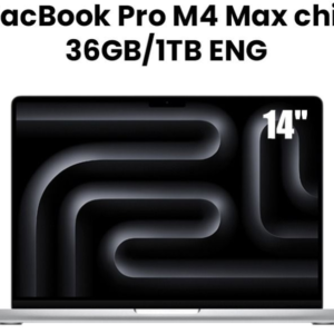 Apple MX2G3ZP/A MacBook Pro 14-inch (M4 Max, 2025) – 36GB unified memory, 1TB SSD, Silver