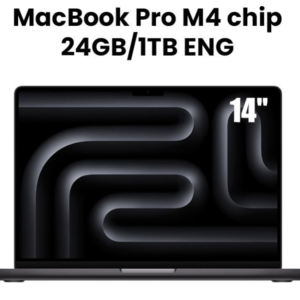 Apple MX2J3ZP/A MacBook Pro 14-inch (M4 Pro, 2025) – 24GB unified memory, 1TB SSD, Space Black
