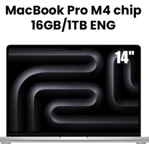Apple MW2X3ZP/A 14-inch MacBook Pro: Apple M4 chip with 10‑core CPU and 10‑core GPU, 16GB, 1TB SSD - Silver