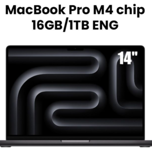 Apple MW2V3ZP/A 14-inch MacBook Pro: Apple M4 chip with 10‑core CPU and 10‑core GPU, 16GB, 1TB SSD - SB