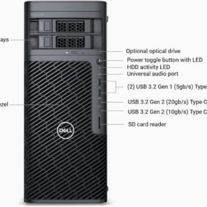 Dell AWT5860MTW3165122TBT1000 Fixed Precision 5860 Tower | W3-2423 | 16GB DDR5 | 512GB + 2THDD | A1000