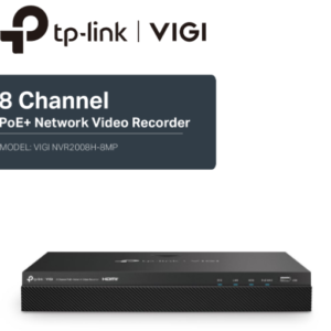 TP-Link VIGI NVR2008H-8MP 8 Channel PoE+ Network Video Recorder