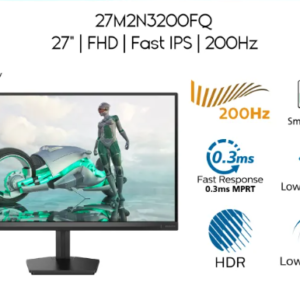 Philips PHI-27M2N3200FQ PHILIPS MONITOR 27" EVNIA GAMING 27M2N3200FQ FAST IPS FHD 200HZ HDMI 2.0 DP 1.4 VESA