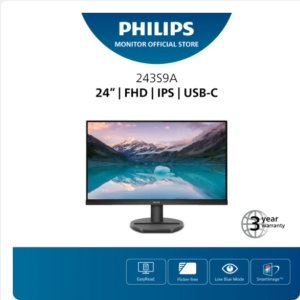 Philips PHI-243S9A PHILIPS MONITOR 23.8" 243S9A IPS FHD LED 75HZ DP HDMI USB-C