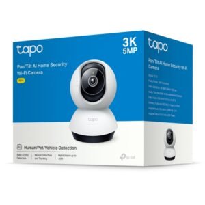 TP-Link Tapo TC74 3K Pan/Tilt AI Indoor/Outdoor Security Camera