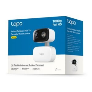 TP-Link Tapo C206 1080p Pan/Tilt Indoor/Outdoor Security Camera with Color Night Vision