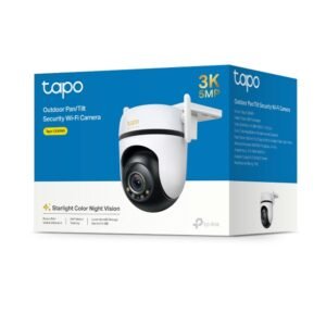 TP-Link Tapo C530WS 3K Pan/Tilt AI Outdoor Security Camera with Starlight Color Night Vision