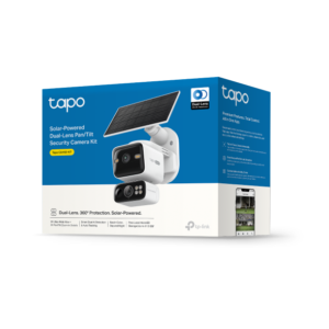TP-Link Tapo C645D Kit Solar-Powered Dual-Lens Pan/Tilt AI Outdoor Security Camera