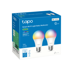 TP-Link Tapo L535E Extra Bright Smart Wi-Fi Light Bulb, Matter-Certified, 1055 Lumens, Energy Monitoring