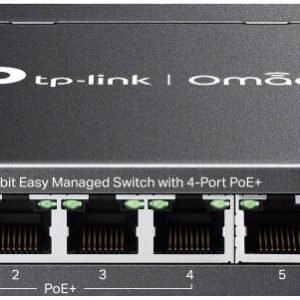 TP-Link Omada ES206GP 6-Port Gigabit Easy Managed Switch with 4× PoE+ Ports