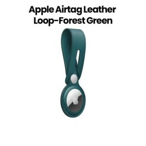 Apple MM013FE/A AirTag Leather Loop - Forest Green