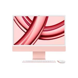 Apple MQRU3ZP/A 24-inch iMac with Retina 4.5K display: Apple M3 chip with 8‑core CPU and 10‑core GPU, 512GB SSD - Pink