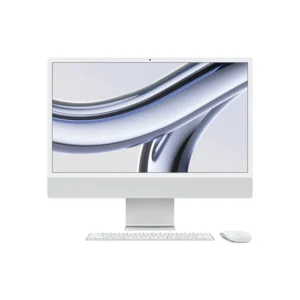 Apple MQRJ3ZP/A 24-inch iMac with Retina 4.5K display: Apple M3 chip with 8‑core CPU and 10‑core GPU, 256GB SSD - Silver