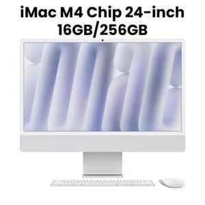 Apple MD3H4ZP/A iMac 24-inch (M4, 2025) – 16GB unified memory, 256GB SSD, Silver, Nano-texture Glass