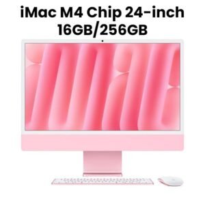 Apple MWUG3ZP/A iMac 24-inch (M4, 2025) – 16GB unified memory, 256GB SSD, Pink