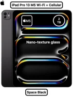 Apple ME8M4ZP/A 13-inch iPad Pro Wi‑Fi + Cellular 2TB with nano-texture glass - Space Black