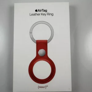 Apple MK103FE/A AirTag Leather Key Ring - (PRODUCT)RED