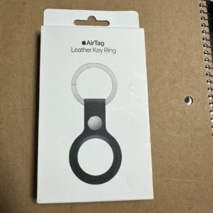 Apple MMF93FE/A AirTag Leather Key Ring - Midnight